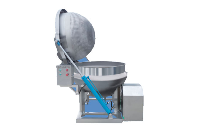 蒸汽加热翻筐锅